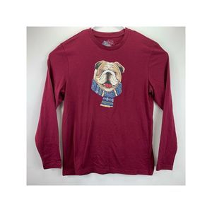 CLUBROOM Mens Burgundy Graphic T-Shirt XXL